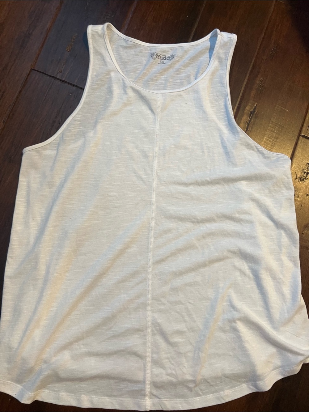 Mudd White Women's Scoop Neck Tank Top